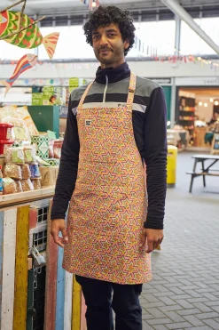 Lucy & Yak Ada - Cotton Apron in Starlight Print Sale