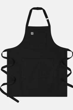 Lucy & Yak Ada - Midweight Cotton Apron in Classic Black Online