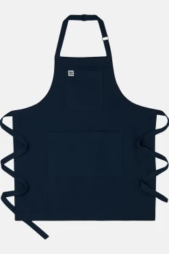 Lucy & Yak Ada - Midweight Cotton Apron in Navy New