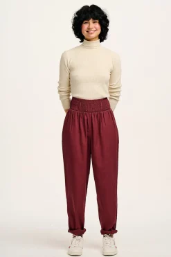 Lucy & Yak Aiden - Roll Neck Knitted Cotton Top in Pearl Best