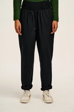 Lucy & Yak Alexa - Cotton Trousers in Black New