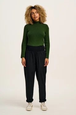Lucy & Yak Alexa - Cotton Trousers in Black New