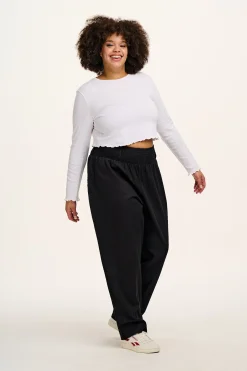 Lucy & Yak Alexa - Cotton Trousers in Black New