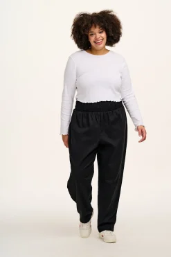 Lucy & Yak Alexa - Cotton Trousers in Black New