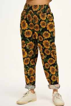 Lucy & Yak Alexa - Cotton Trousers in Sunflower Print Best