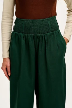 Lucy & Yak Alexa - Cotton Trousers in Posy Green Best