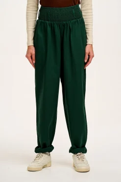 Lucy & Yak Alexa - Cotton Trousers in Posy Green Best