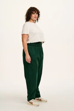 Lucy & Yak Alexa - Cotton Trousers in Posy Green Best