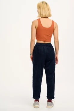 Lucy & Yak Billie - Corduroy Trousers in Sailor Blue Hot