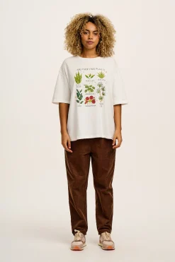 Lucy & Yak Billie - Corduroy Trousers in Oak Brown Hot