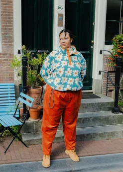 Lucy & Yak Billie - Corduroy Trousers in Red Clay Fashion
