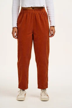 Lucy & Yak Billie - Corduroy Trousers in Red Clay Fashion
