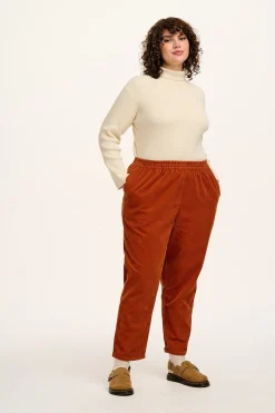 Lucy & Yak Billie - Corduroy Trousers in Red Clay Fashion