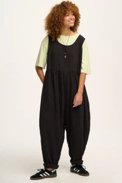 Lucy & Yak Bowie - Sleeveless Cotton Jumpsuit in Black Fashion