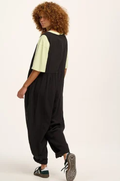 Lucy & Yak Bowie - Sleeveless Cotton Jumpsuit in Black Fashion