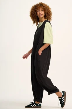 Lucy & Yak Bowie - Sleeveless Cotton Jumpsuit in Black Fashion