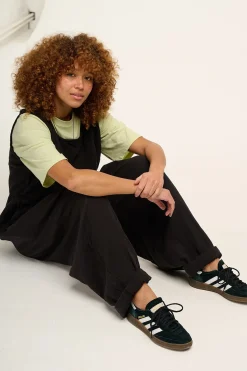 Lucy & Yak Bowie - Sleeveless Cotton Jumpsuit in Black Fashion