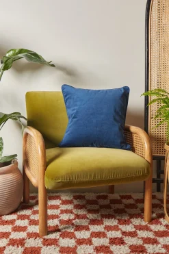 Lucy & Yak Bruna - Cushion Cover in Sea Blue Sale