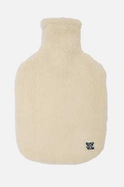 Lucy & Yak Caleb - Borg Fleece Hot Water Bottle Cover in Frappe Cream Hot