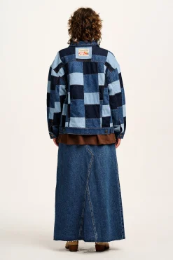Lucy & Yak Callaway - Trucker Denim Jacket in Paige Patchwork Print Best