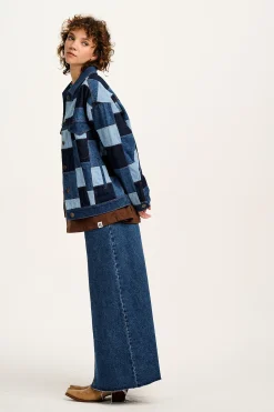 Lucy & Yak Callaway - Trucker Denim Jacket in Paige Patchwork Print Best