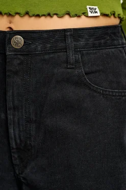 Lucy & Yak Carter - High Waisted Jeans in Black Wash Best
