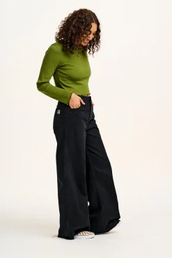 Lucy & Yak Carter - High Waisted Jeans in Black Wash Best