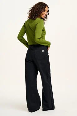 Lucy & Yak Carter - High Waisted Jeans in Black Wash Best