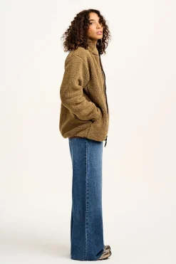 Lucy & Yak Carter - High Waisted Jeans in Vintage Wash Blue Hot