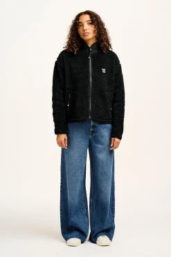 Lucy & Yak Carter - High Waisted Jeans in Vintage Wash Blue Hot