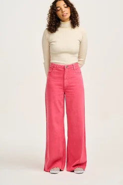 Lucy & Yak Carter - High Waisted Jeans in Pink Wash Online