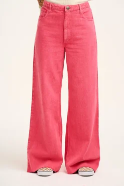 Lucy & Yak Carter - High Waisted Jeans in Pink Wash Online