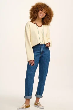 Lucy & Yak Dana - Mom Denim Jeans in Mid Wash Blue Fashion