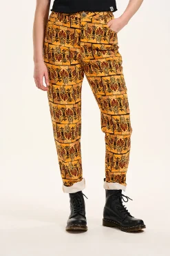 Lucy & Yak Dana - Mom Twill Jeans in Estelle Print Online
