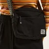 Lucy & Yak Dara - Crossbody Twill Bag in Black Hot