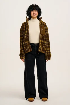 Lucy & Yak Delores - Wide Leg Denim Jeans Washed Black Fashion