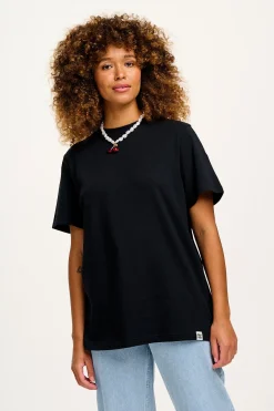 Lucy & Yak Denver - Cotton Tee in Black Hot