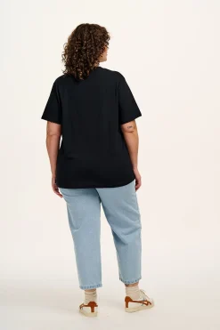 Lucy & Yak Denver - Cotton Tee in Black Hot
