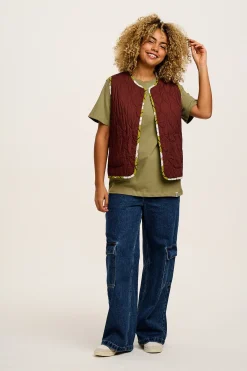 Lucy & Yak Denver - Cotton Tee in Khaki Discount