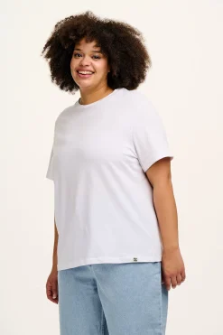 Lucy & Yak Denver - Cotton Tee in White Online