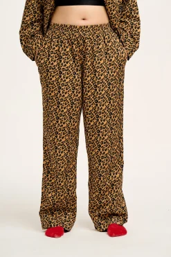 Lucy & Yak Dreamer - Soft Cotton Pyjama Set in Leopard Print Fashion