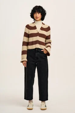 Lucy & Yak Drew - Straight Leg Denim Jeans in Washed Black Best