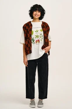 Lucy & Yak Drew - Straight Leg Denim Jeans in Washed Black Best