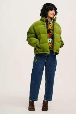 Lucy & Yak Drew - Straight Leg Denim Jeans in Mid Wash Blue Fashion