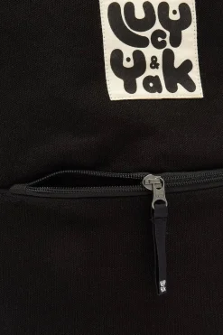 Lucy & Yak Dylan - Canvas Backpack in Black New
