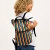 Lucy & Yak Dylan - Cotton Backpack in Rainbow Print Sale