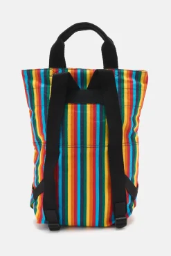 Lucy & Yak Dylan - Cotton Backpack in Rainbow Print Sale