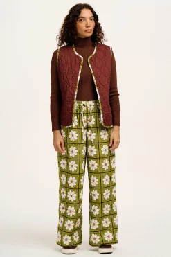 Lucy & Yak Emery - Reversible Quilted Gilet in Romneya Floral Print Sale