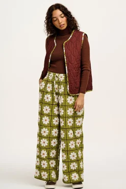 Lucy & Yak Emery - Reversible Quilted Gilet in Romneya Floral Print Sale