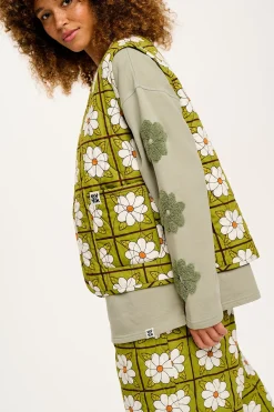 Lucy & Yak Emery - Reversible Quilted Gilet in Romneya Floral Print Sale